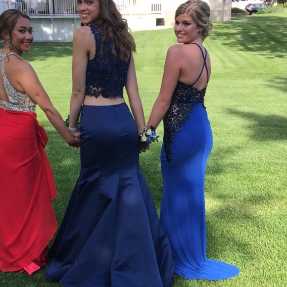 Royal blue Prom/Ball dress - Picture 2 of 3